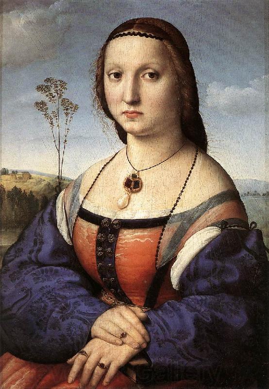 RAFFAELLO Sanzio Portrait of Maddalena Doni ft France oil painting art
